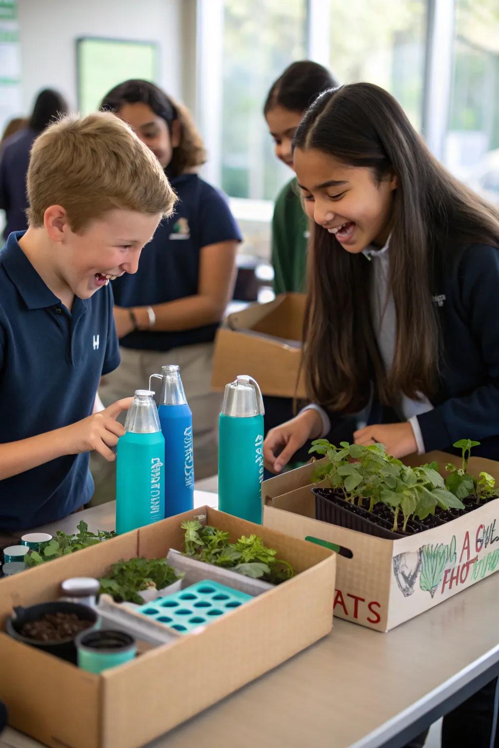 Eco-conscious rewards promote sustainability and attendance.