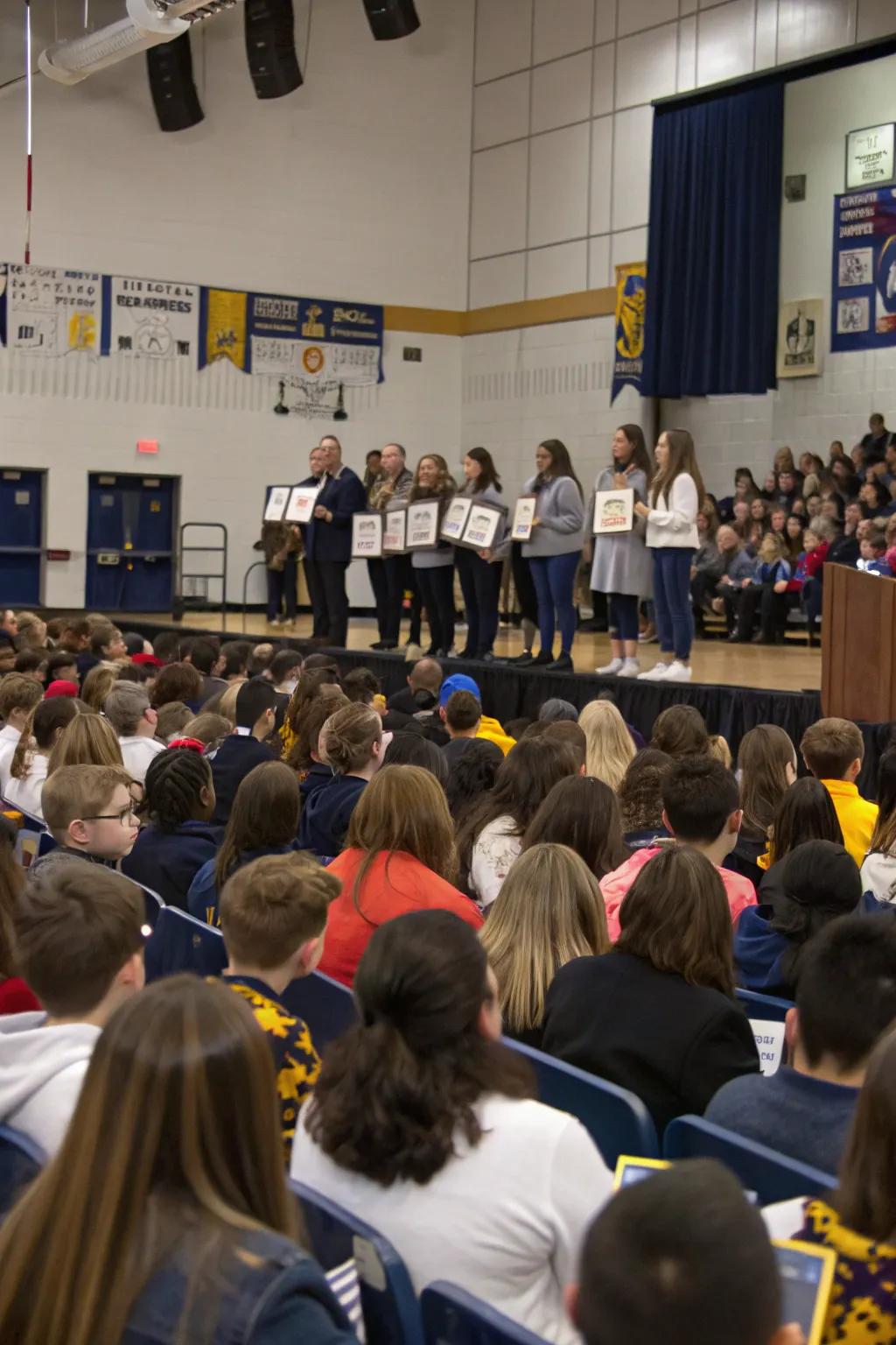 Assemblies that publicly honor attendance achievements.