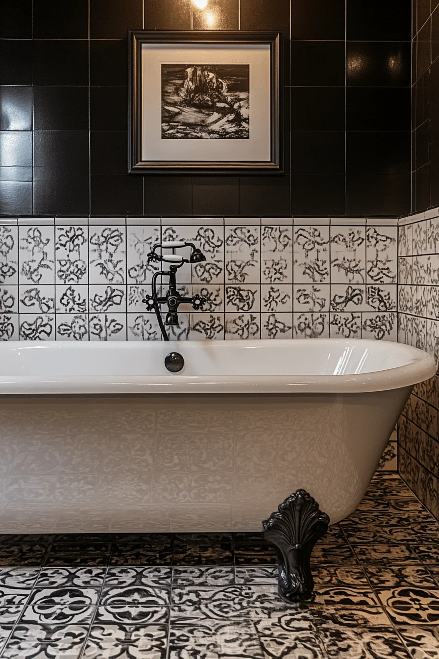 Glamorous Art Deco Bathroom Tiles