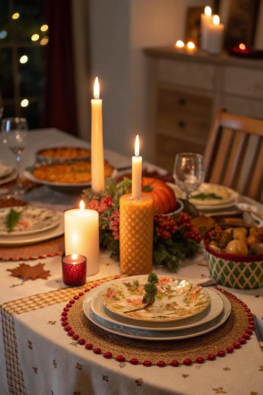 Layered lighting creates a captivating atmosphere.