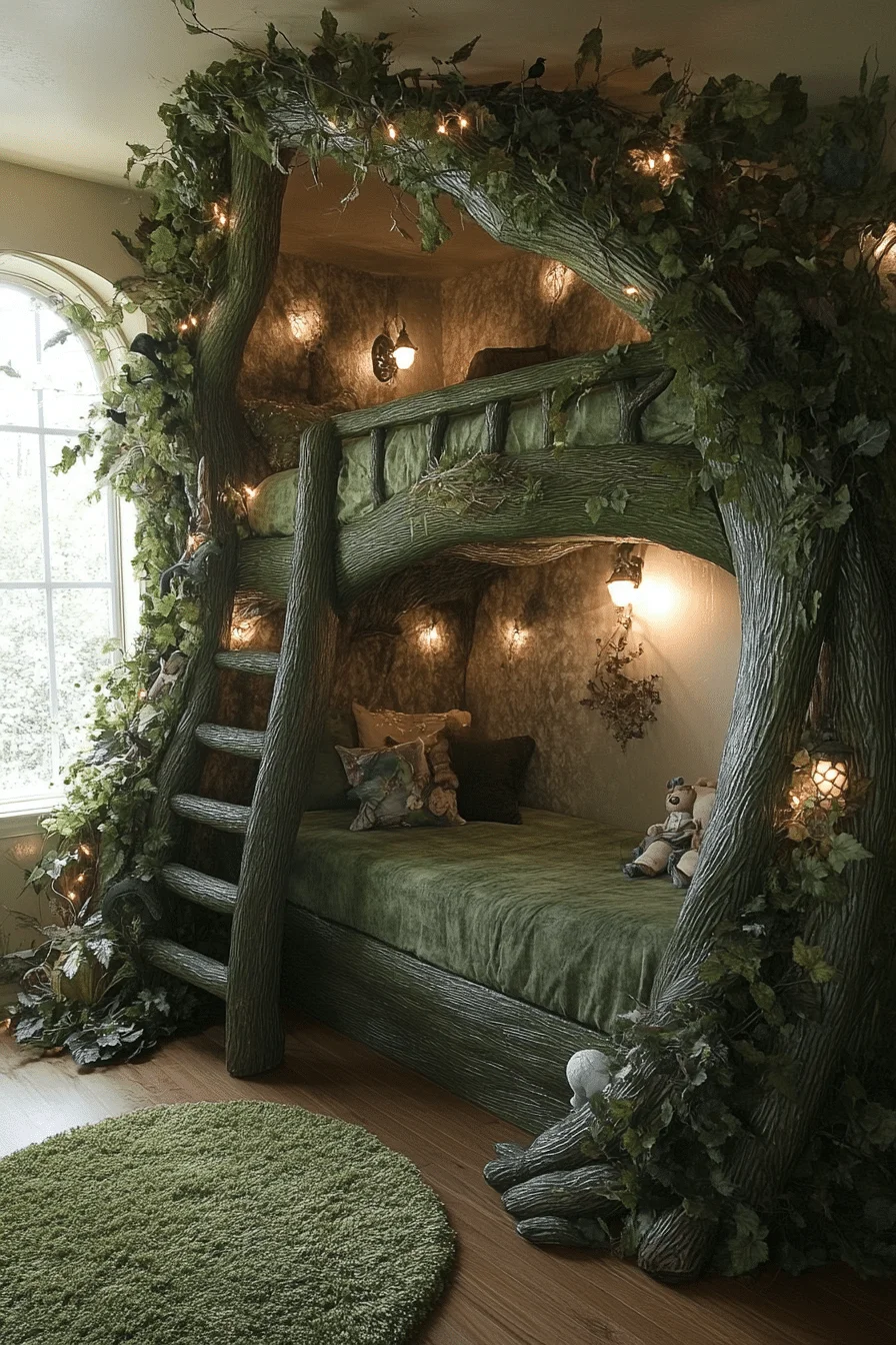 Woodland Boho Bedroom