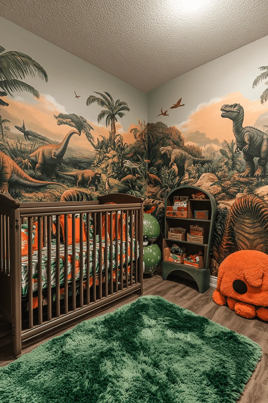 Dinosaur themed nursery