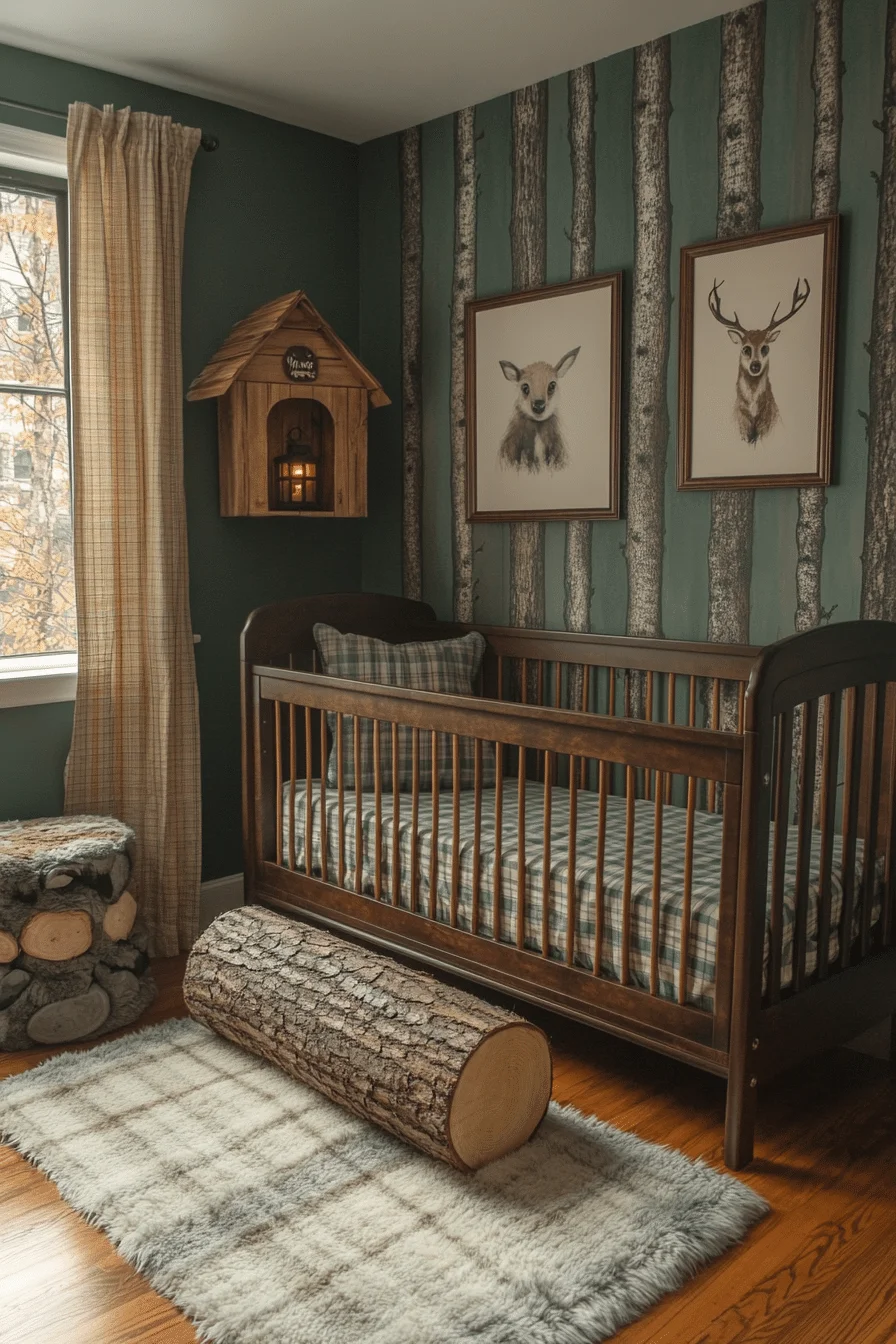 Woodland themed nursery
