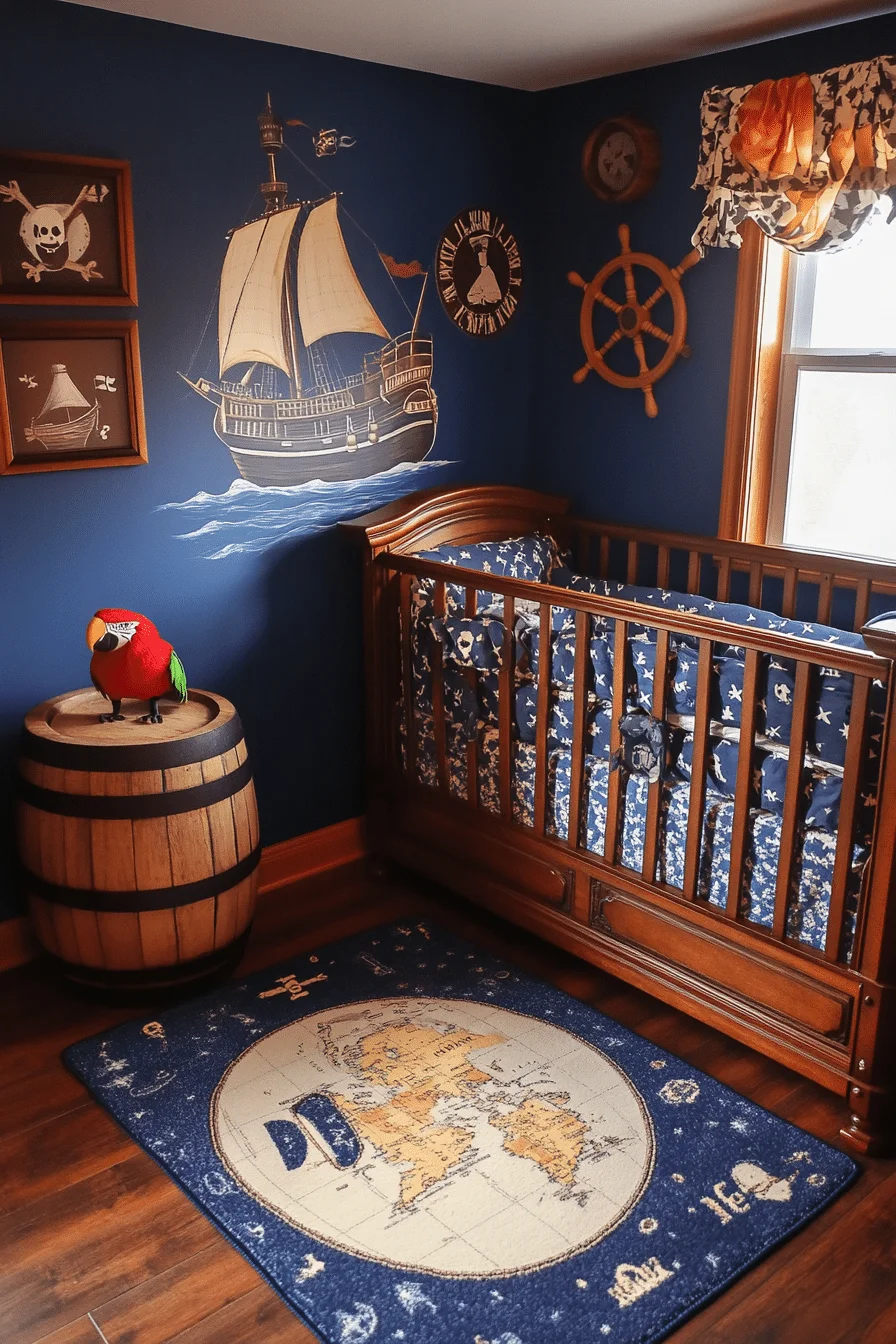 Pirate themed nursery