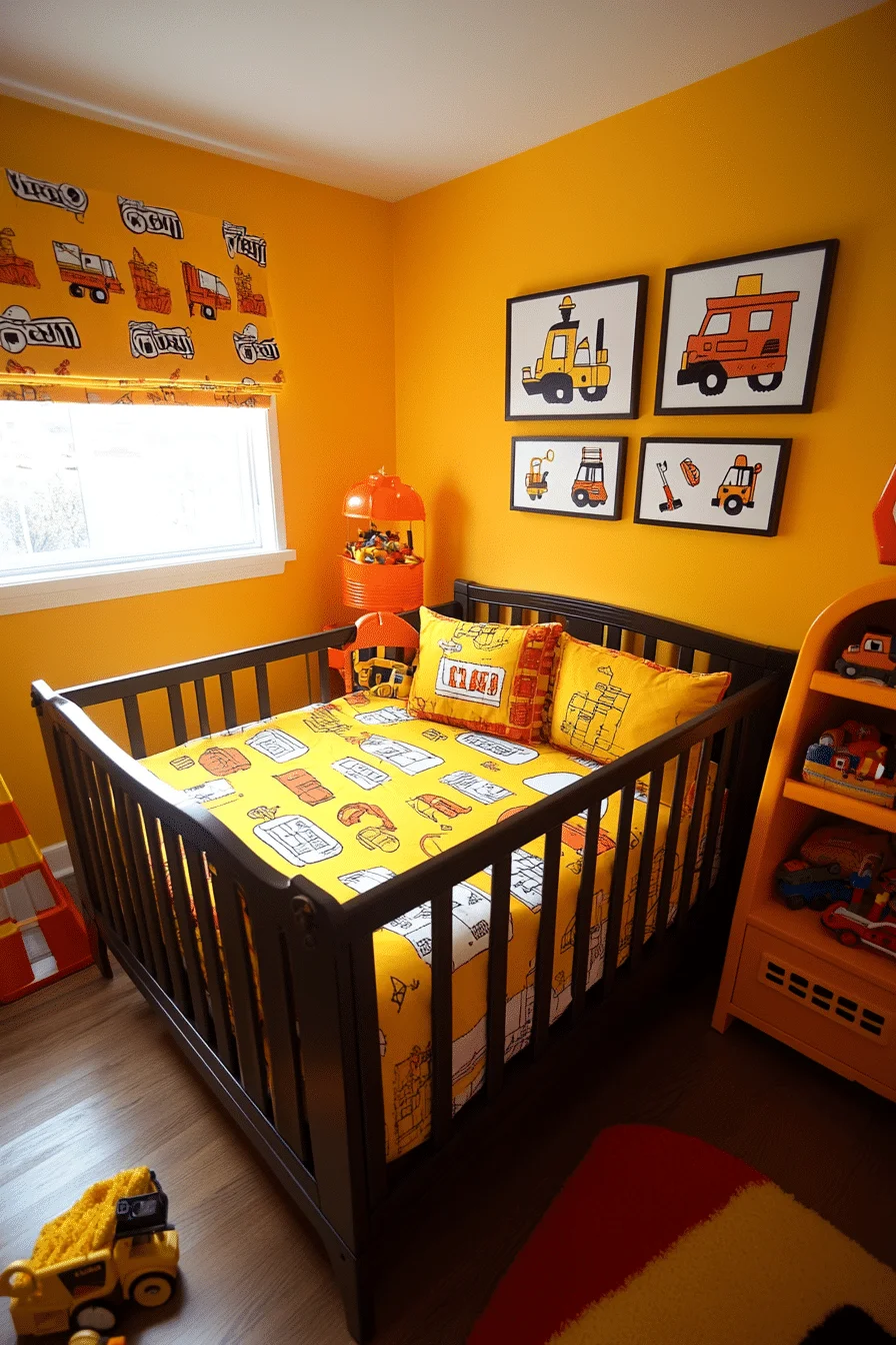 Construction themed nursery