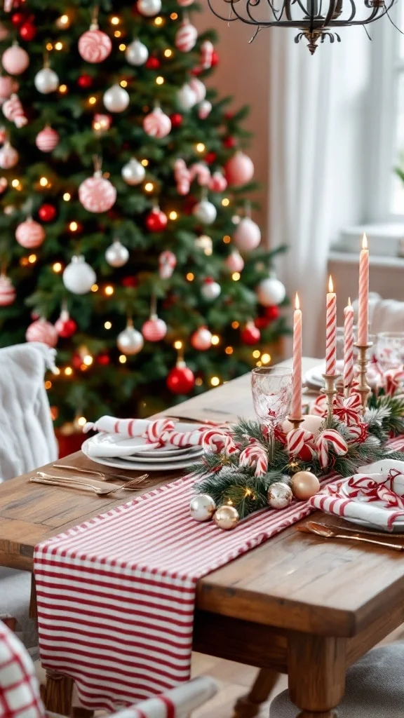 Festive Striped Accents