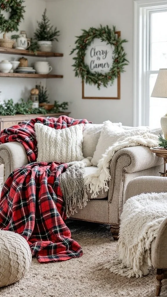 Layered Throws for Texture and Warmth