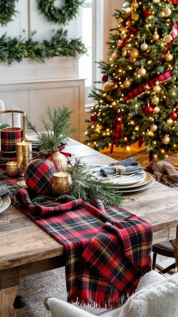 Plaid and Tartan Accents