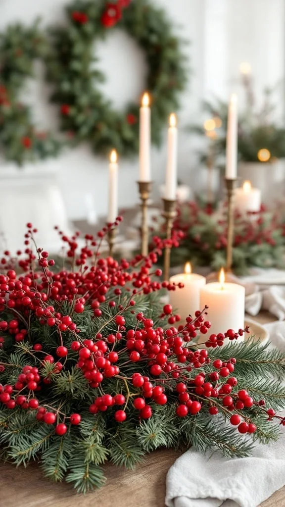 Berry Accents as Focal Points