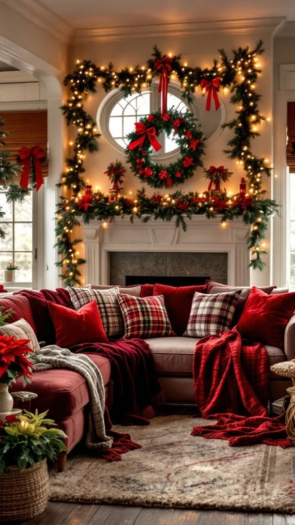 Traditional Red and Green Christmas Decor