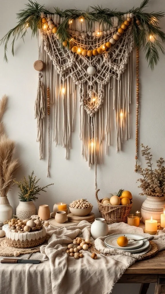 Boho Christmas Decor