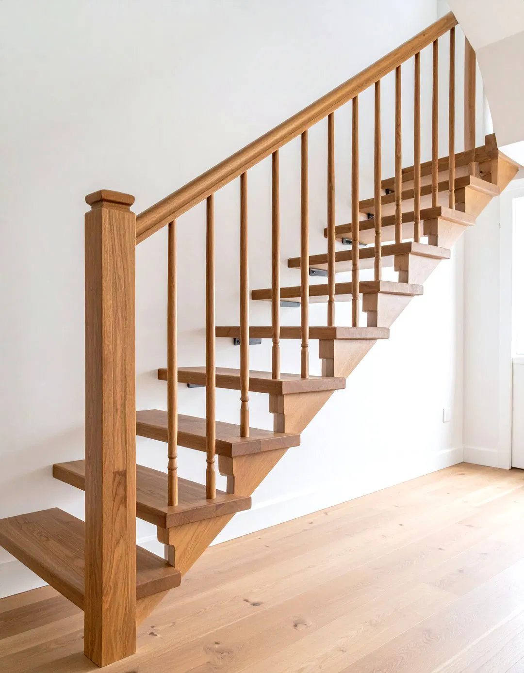 Floating Wood Handrails
