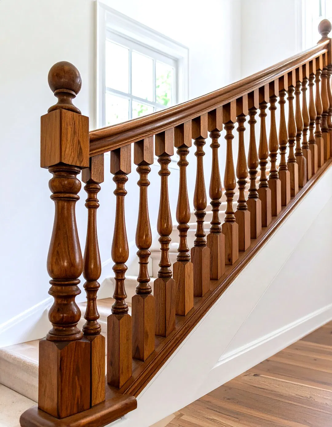 Victorian Revival Wood Railings