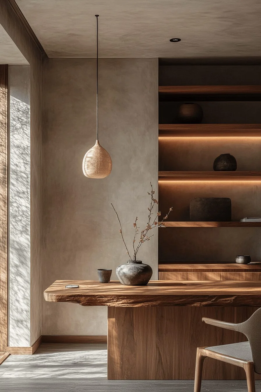 Minimal Japandi Desk