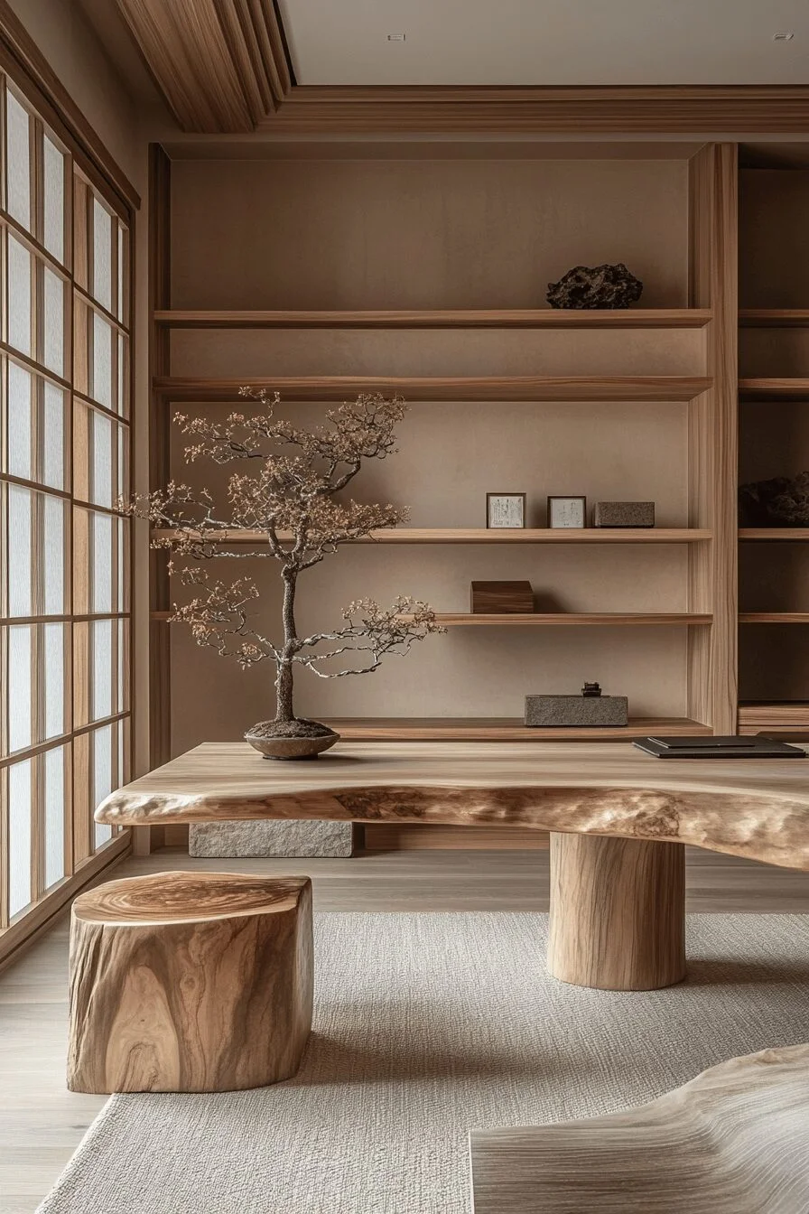 Zen Japandi Workspace