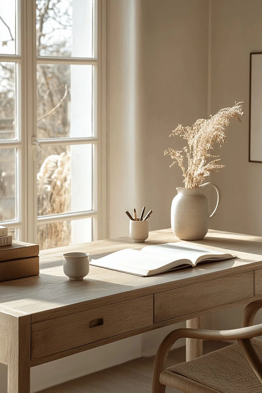 Mindful Japandi Desk