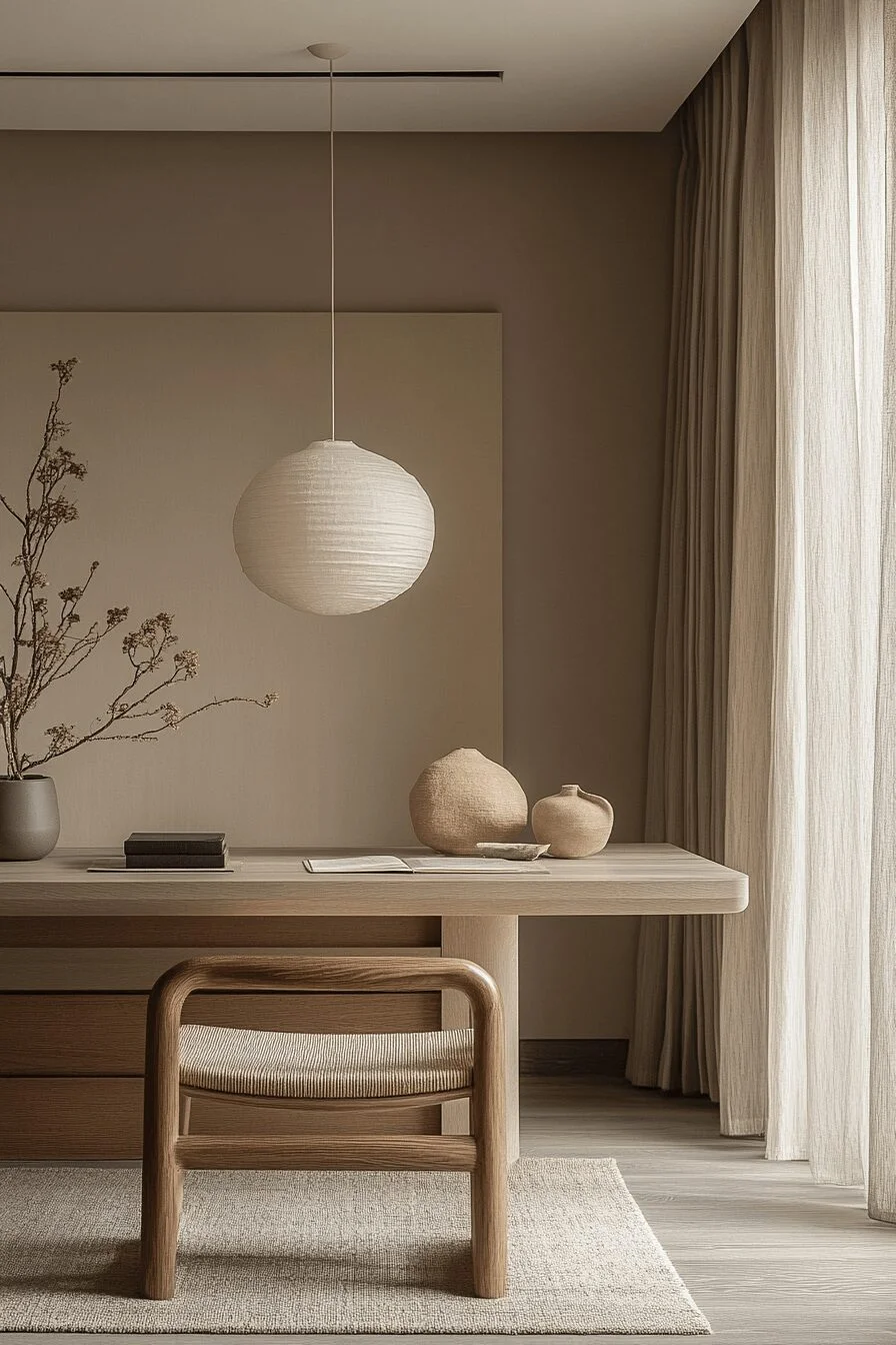 Understated Japandi Office