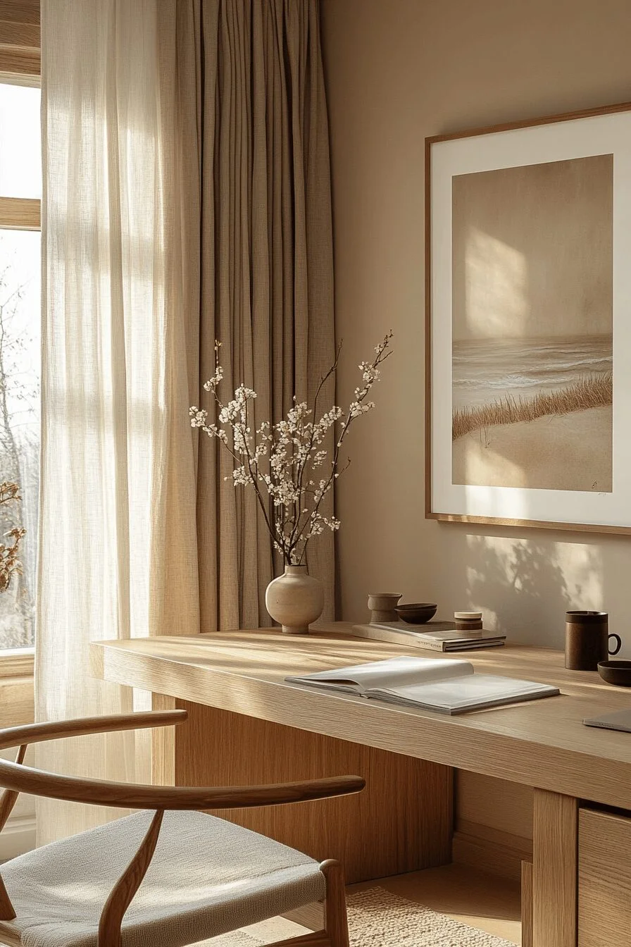 Clean Intentions Japandi Office