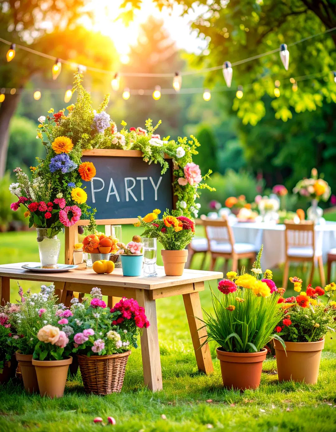 Garden Party Botanical Signs