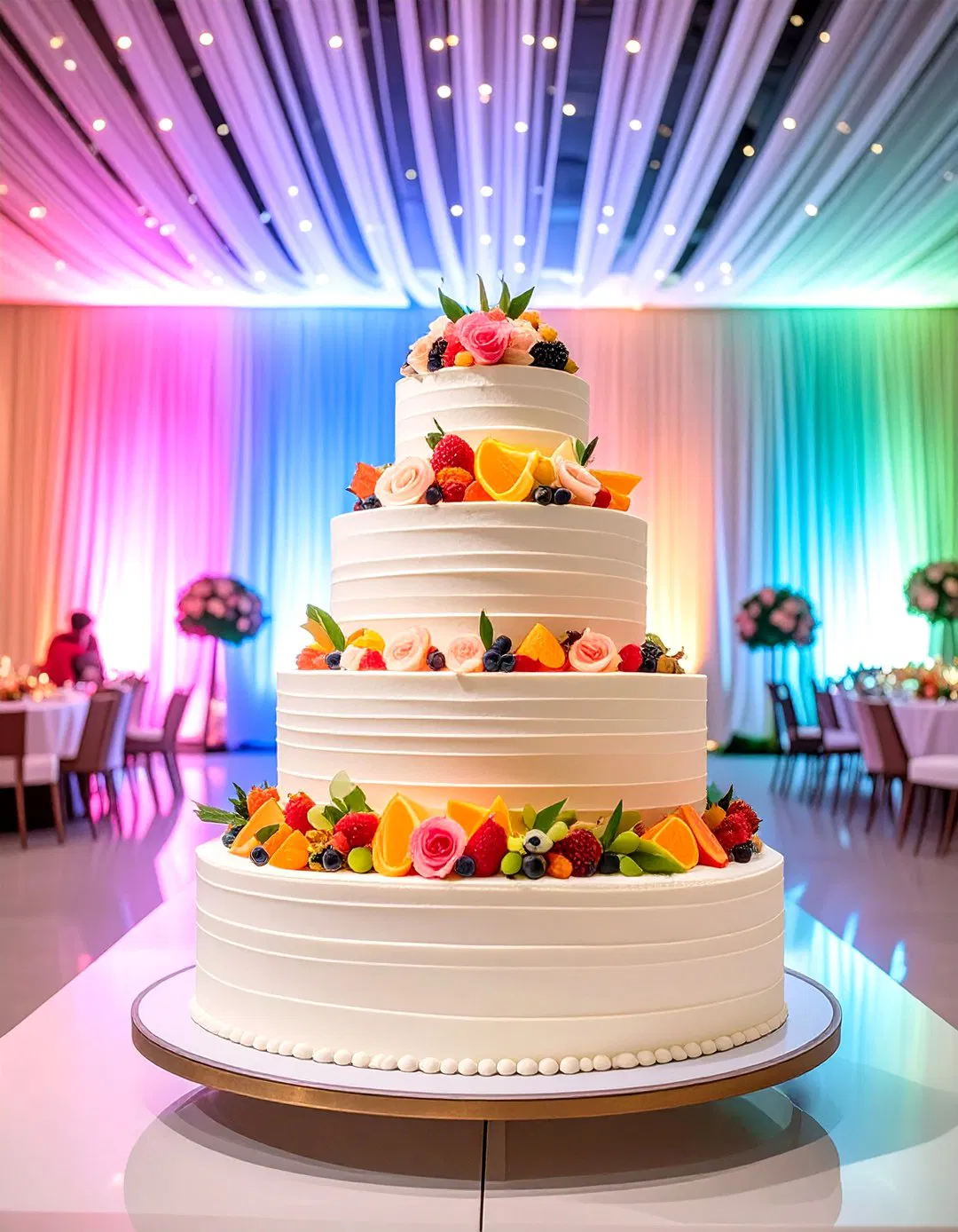 Contemporary Sheet Wedding Cakes