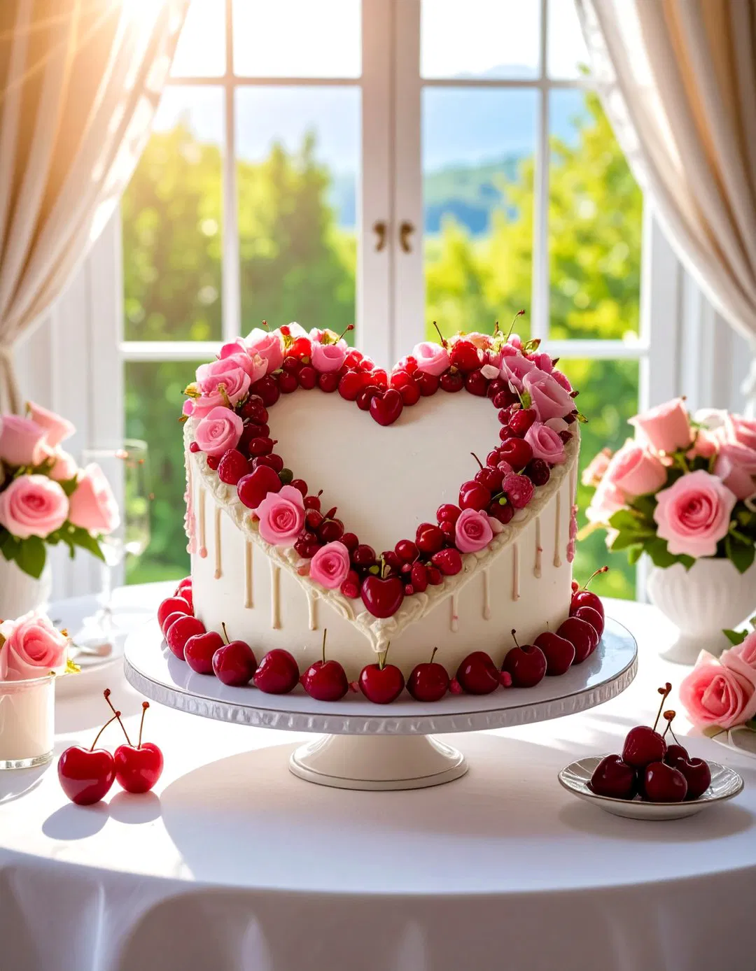 Heart Shaped Wedding Cakes