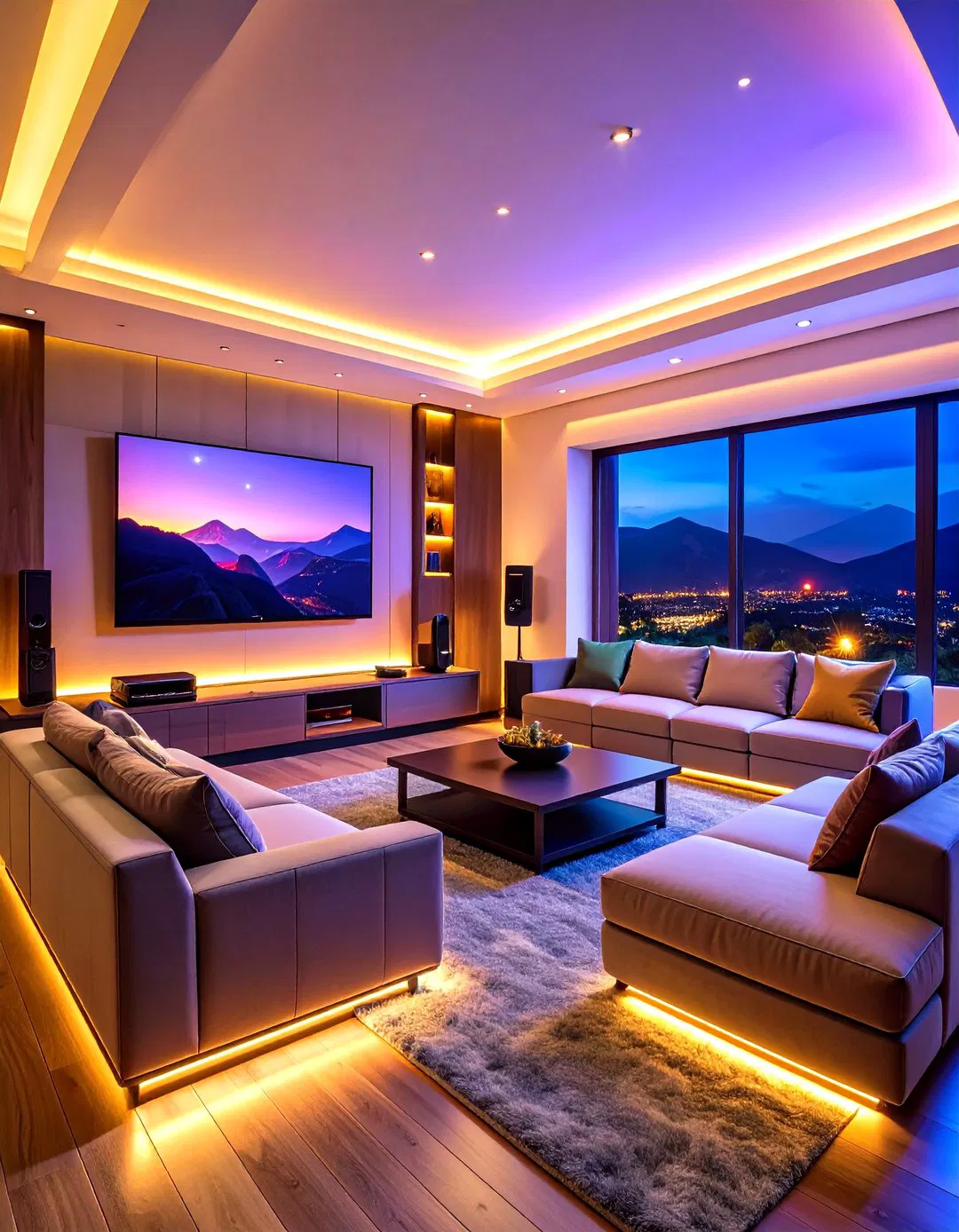 Console-Centric Entertainment Lounge