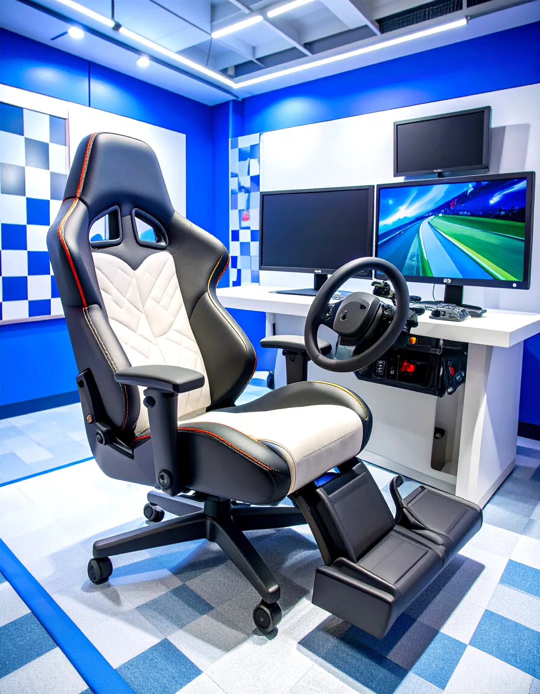 Professional Racing Simulator Setup