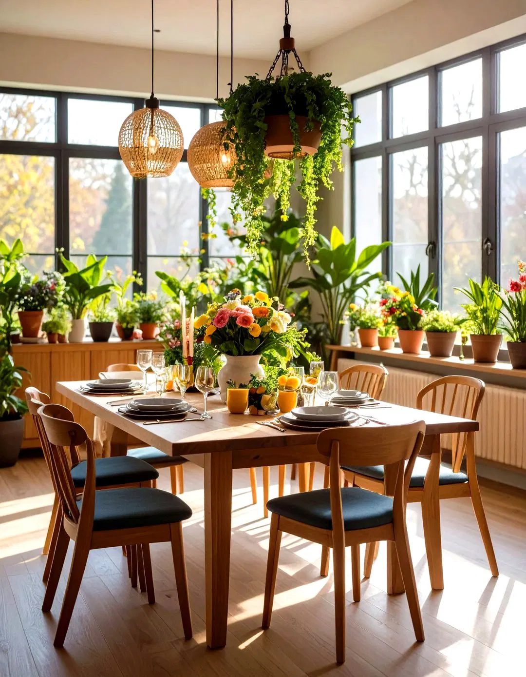 Dining Room Plant Ambiance