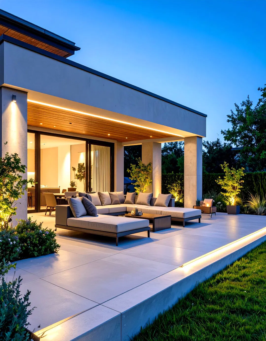 Modern Minimalist Veranda