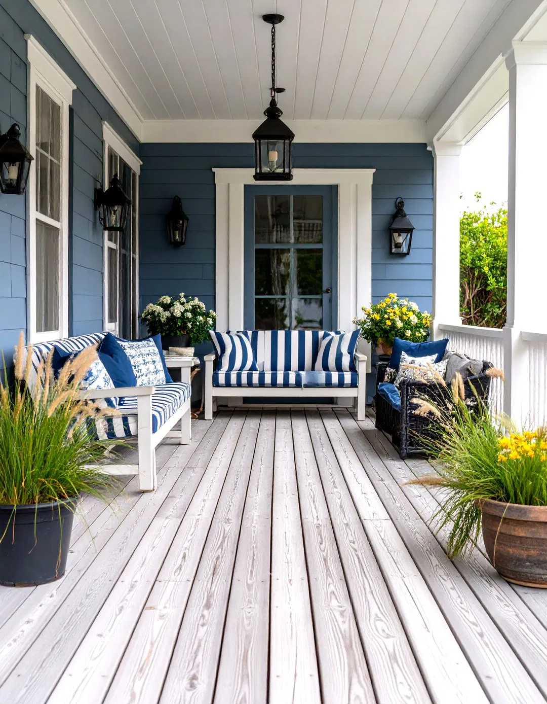 Coastal Veranda with Weathered Finishes