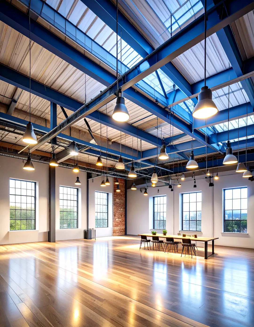 Industrial Track Lighting for Vaulted Ceilings