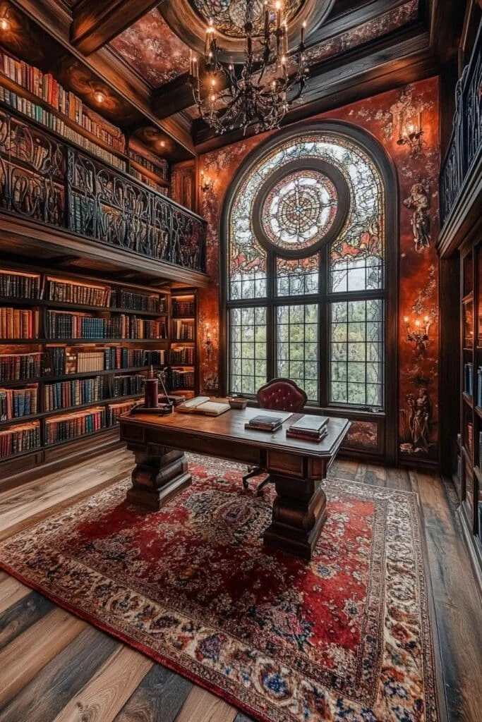 Enchanted Wizard's Study Chamber