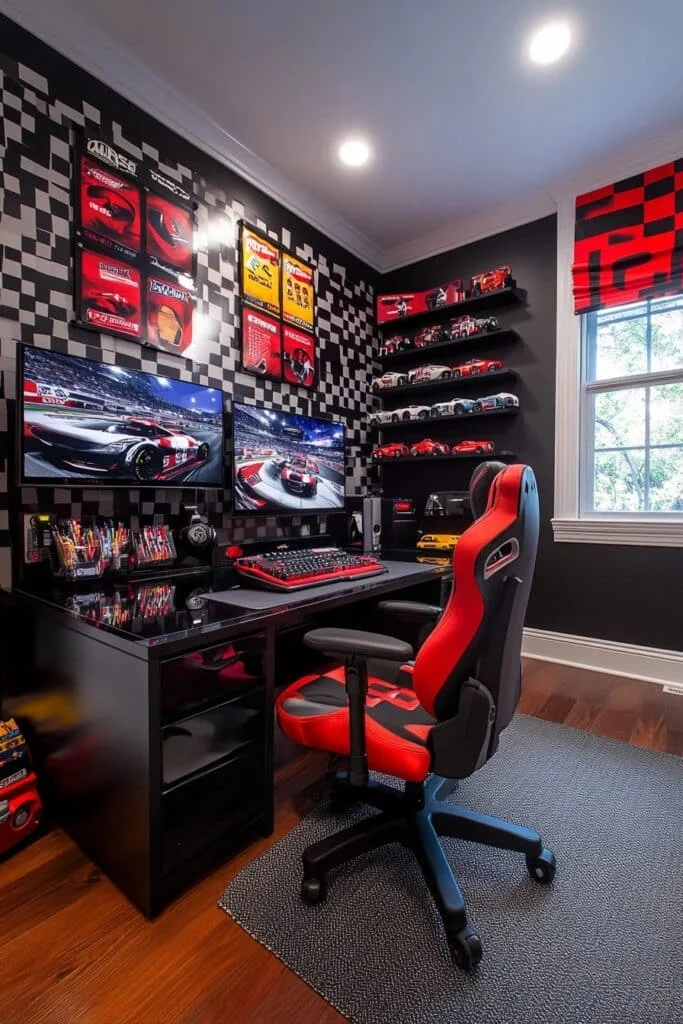 Race Car Pit Stop Study Desk