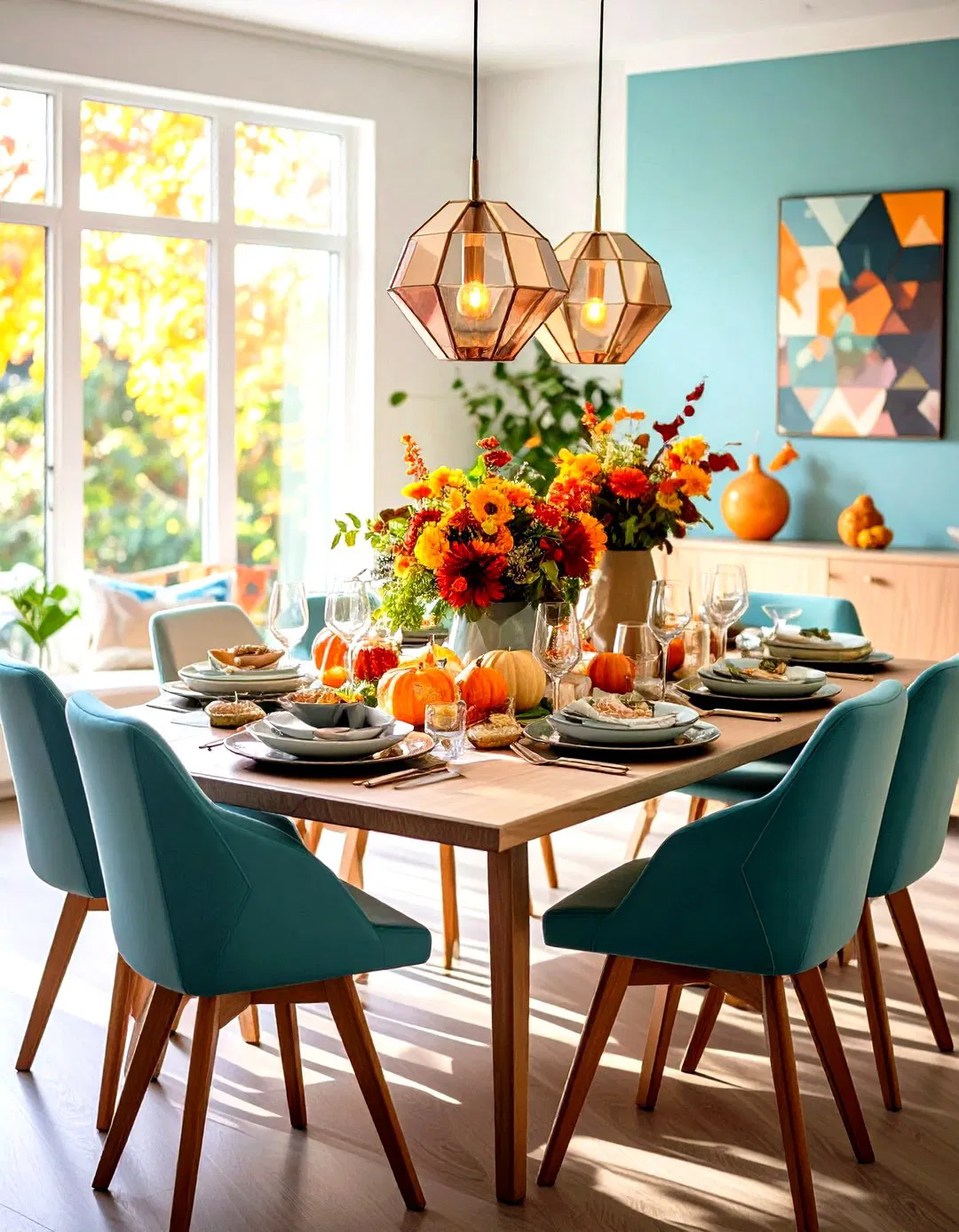 Contemporary Geometric Thanksgiving
