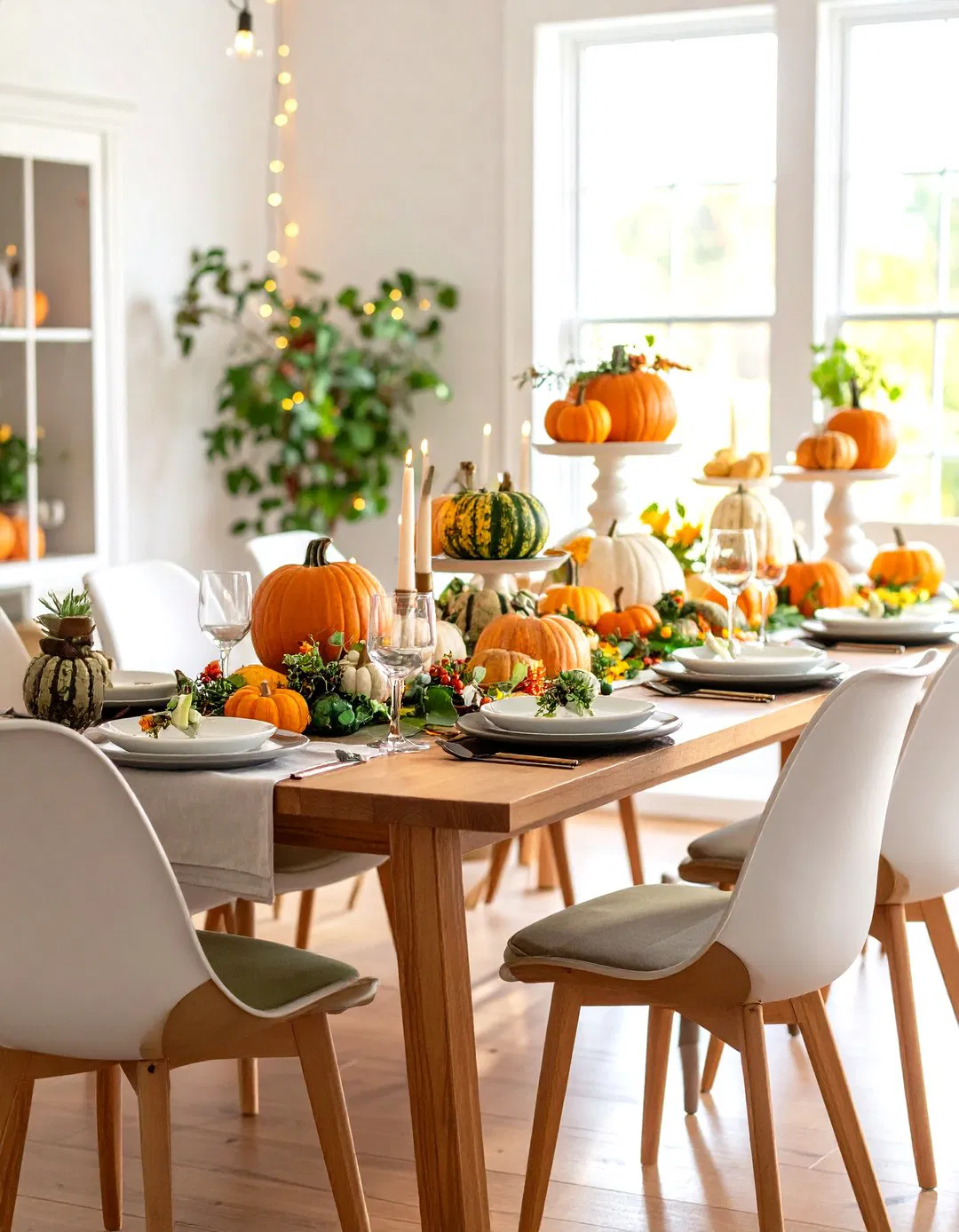 Vibrant Pumpkin Patch Centerpiece