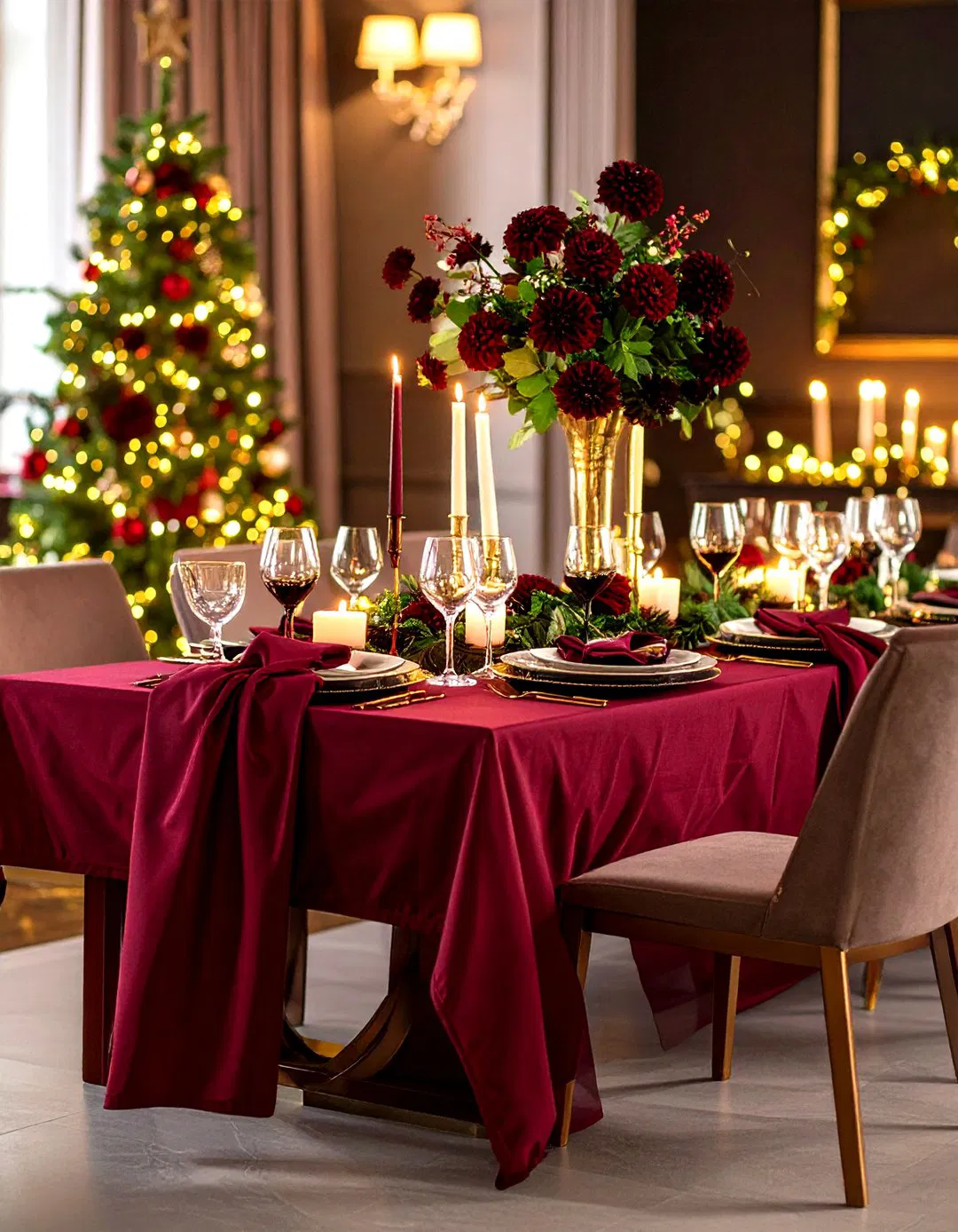 Deep Burgundy Wine Palette