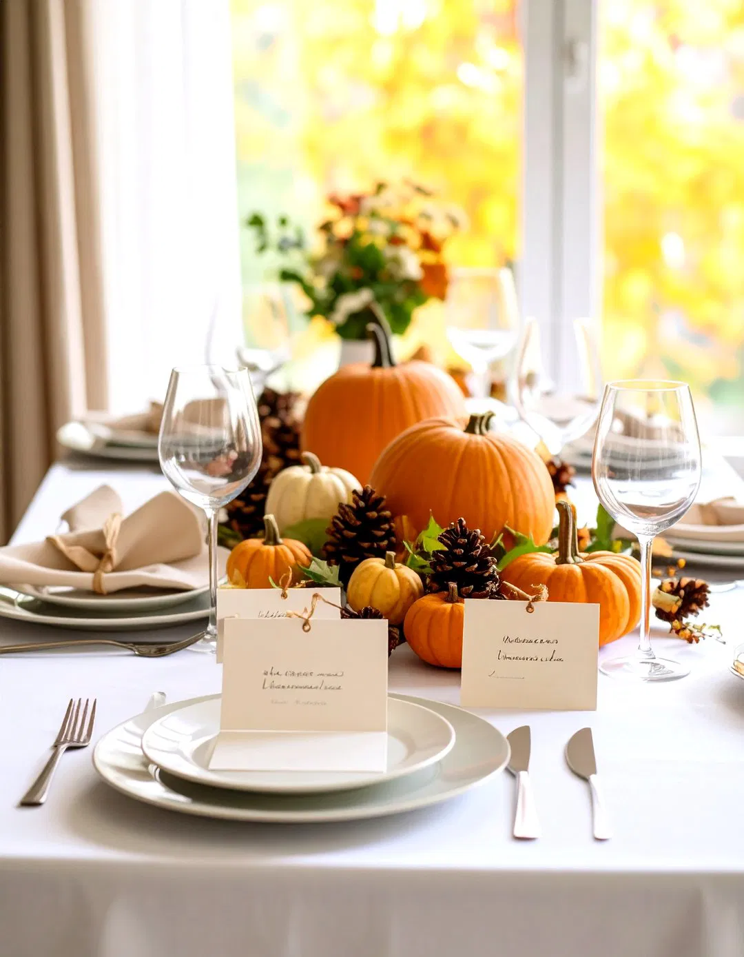 Heartfelt Grateful Message Place Cards