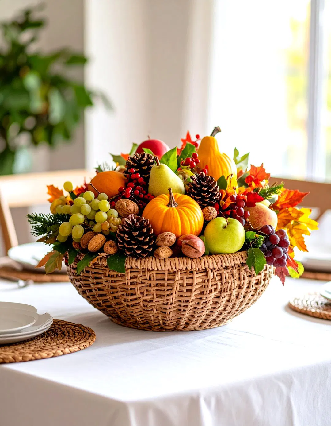 Abundant Seasonal Fruit Cornucopia