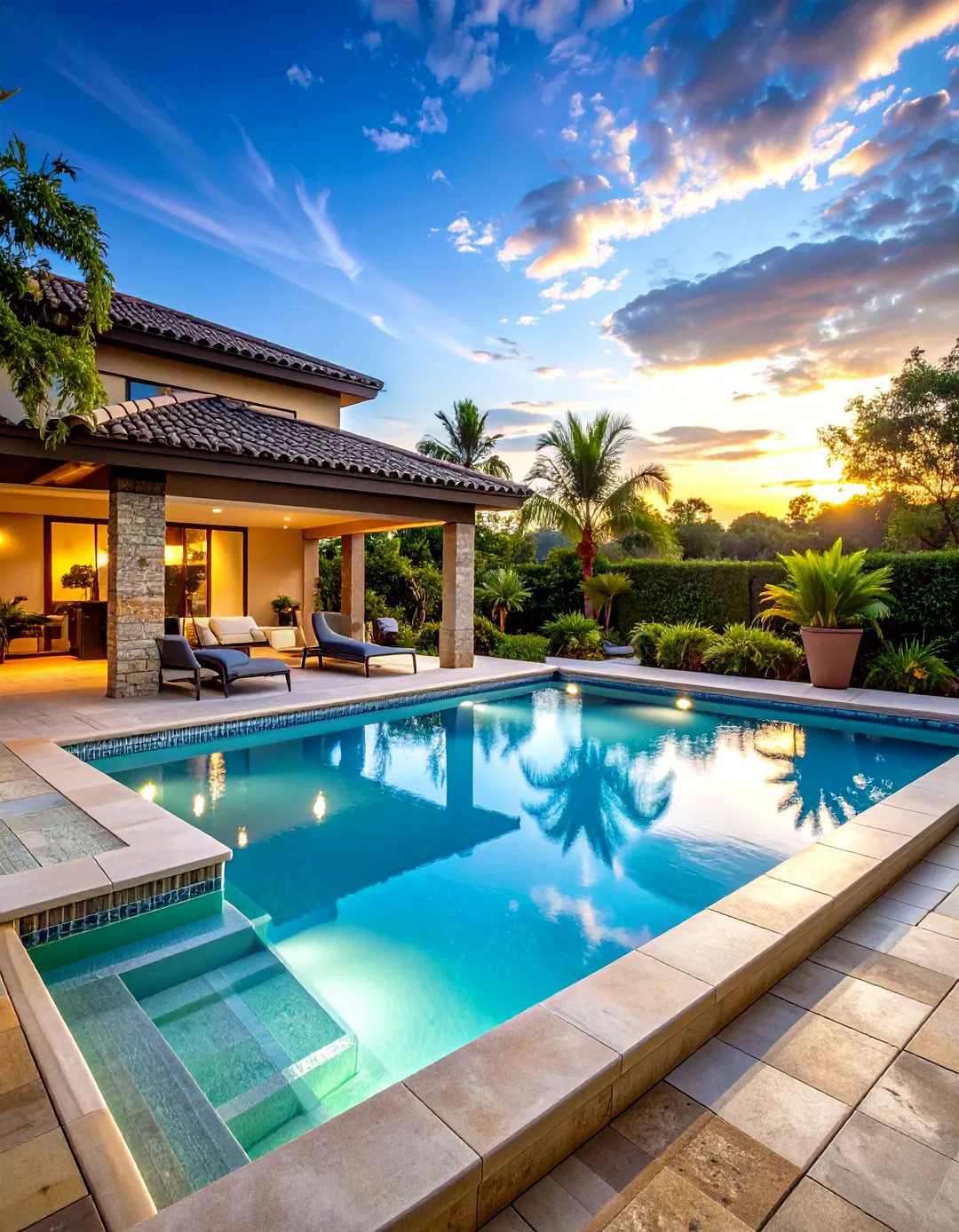 Resort Style Swim Spa Pool