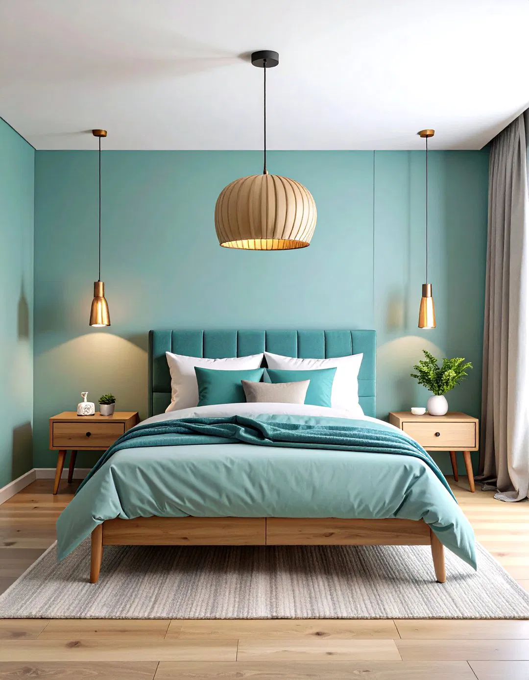 Pendant Lights as Bedside Lighting
