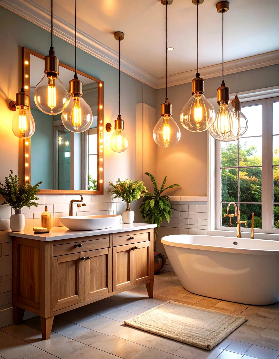 Vintage Style Edison Bulb Fixtures