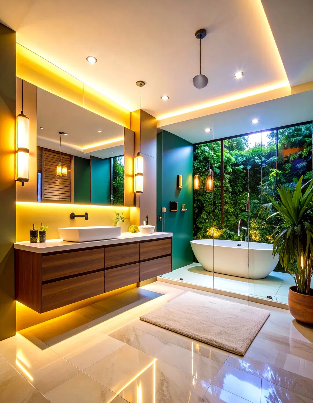 Layered Lighting Scheme with Multiple Fixture Types