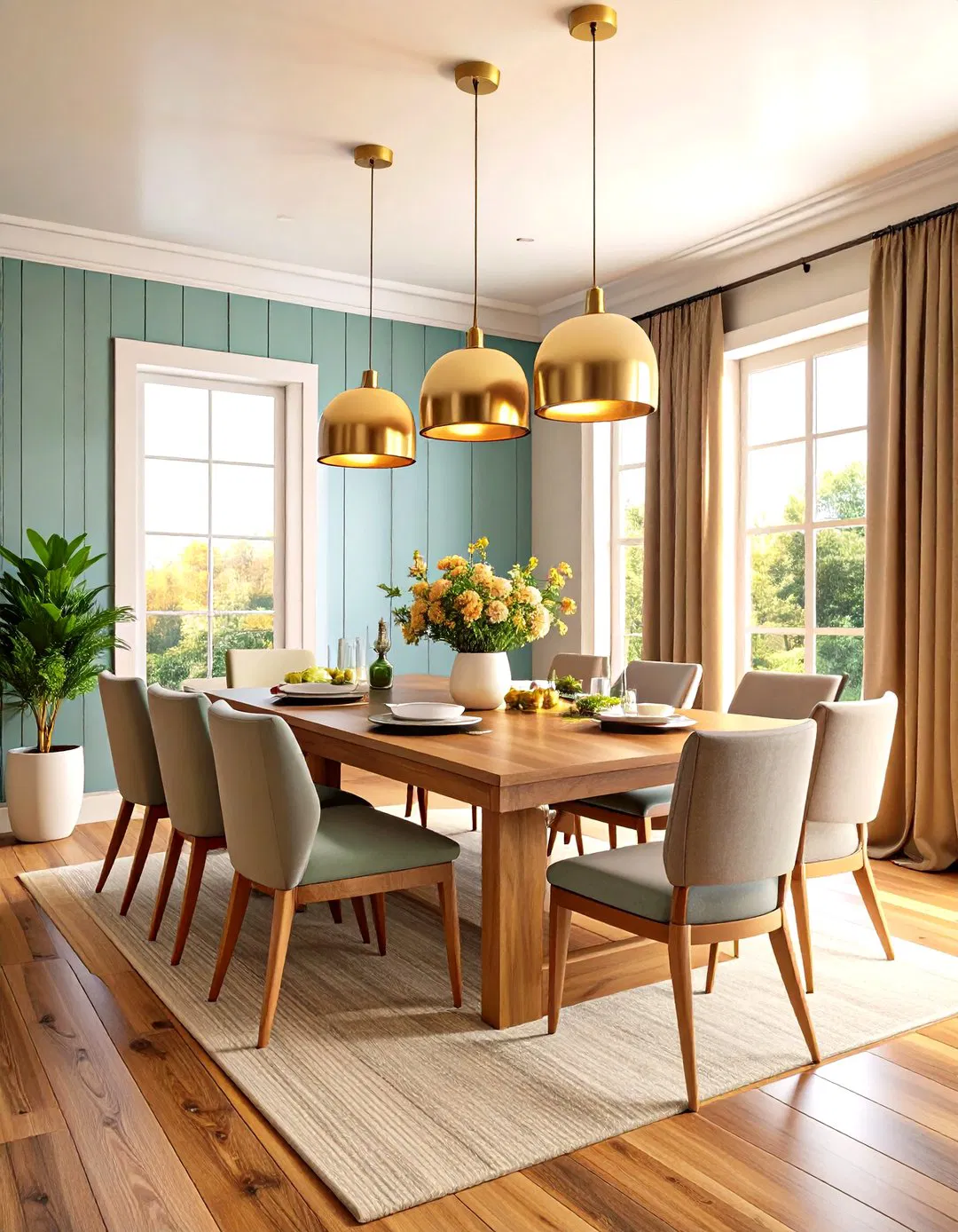 Natural Wood Shiplap Wainscoting