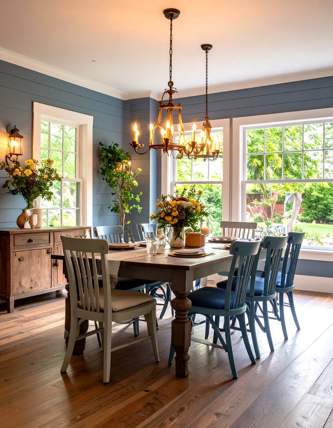 Weathered Gray Stained Shiplap