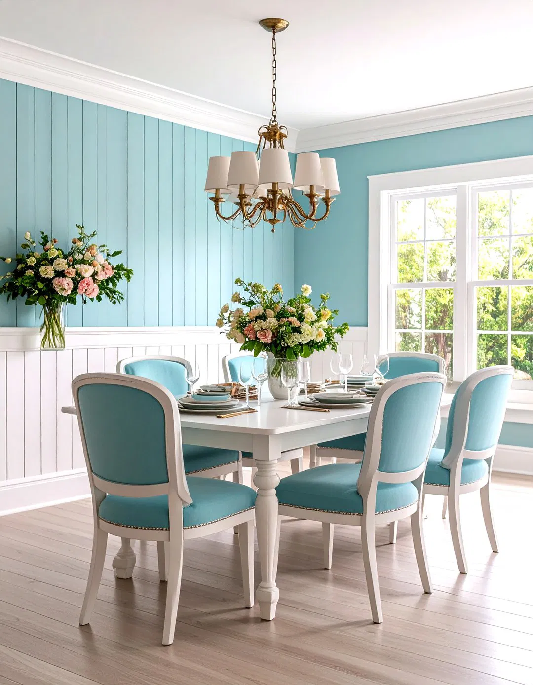 White Shiplap with Beadboard Combination