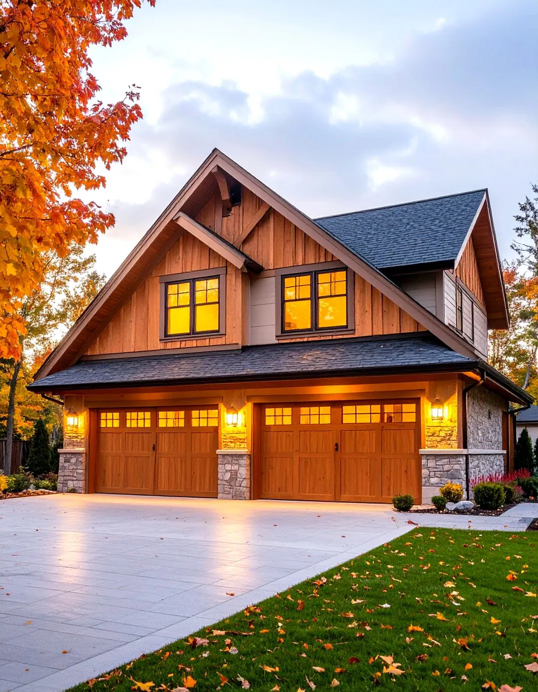 Two Story Rustic Garage - Rustic Garage Ideas
