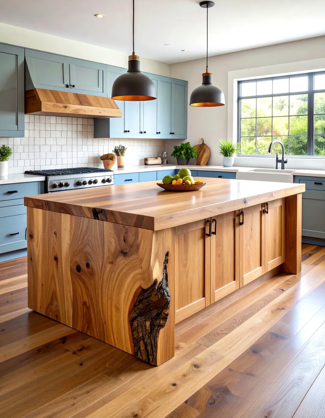 Live Edge Kitchen Island