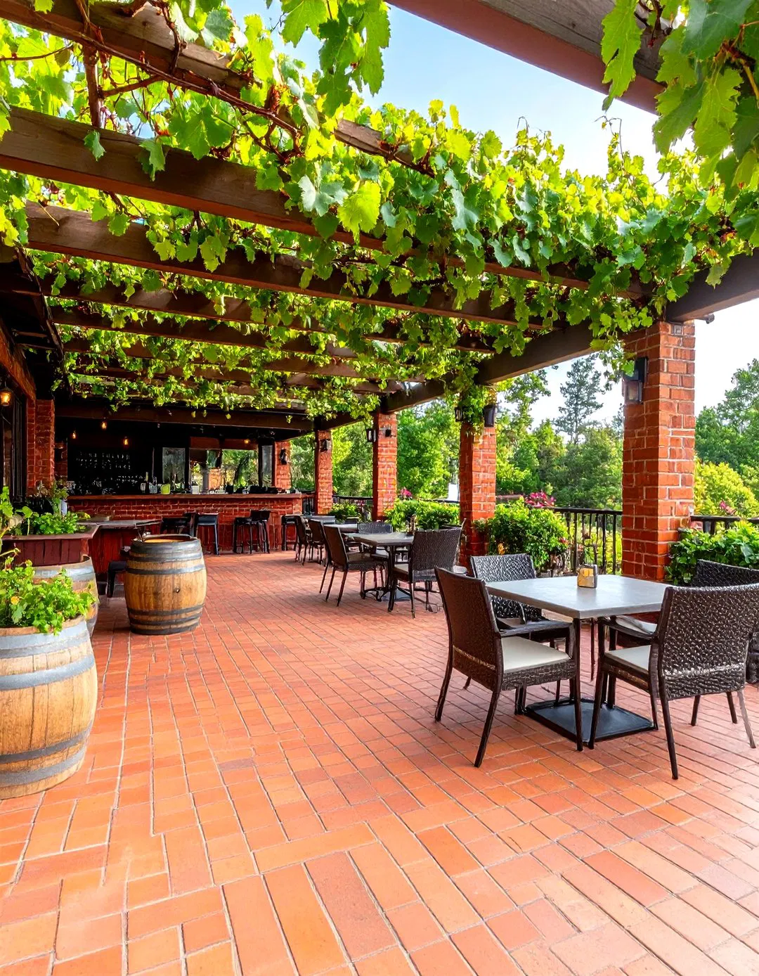 Red Brick Wine Country Tasting Patio