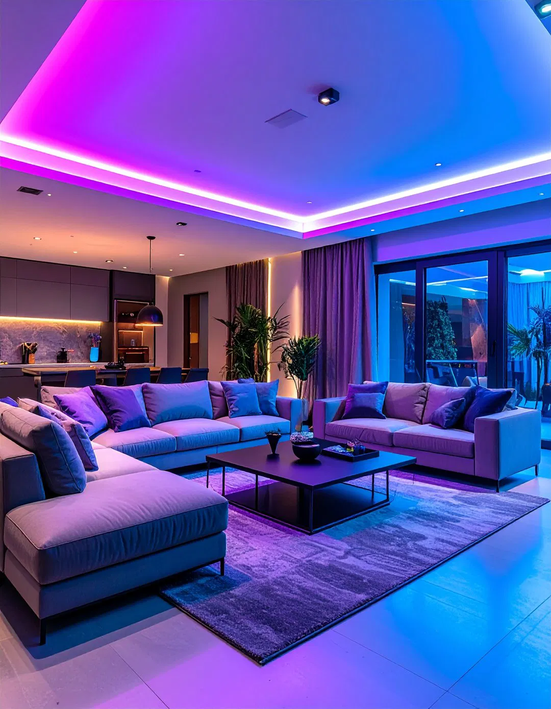 Smart Color Changing Recessed Lighting - 24 Recessed Lighting Ideas