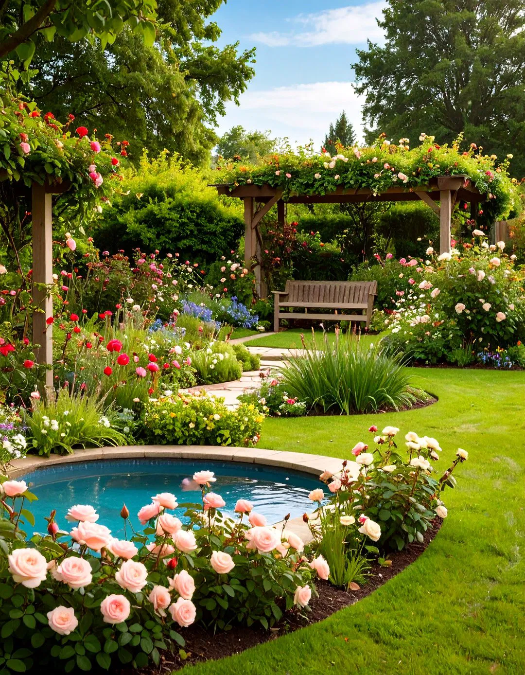 Wildlife Friendly Rose Habitat Garden